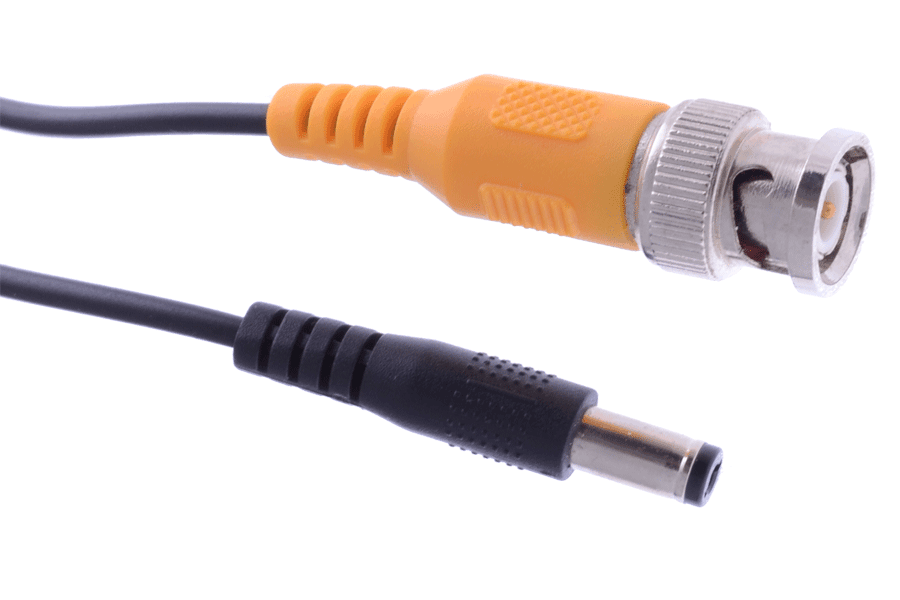 In wall rated security camera cables - 120FT video BNC and power