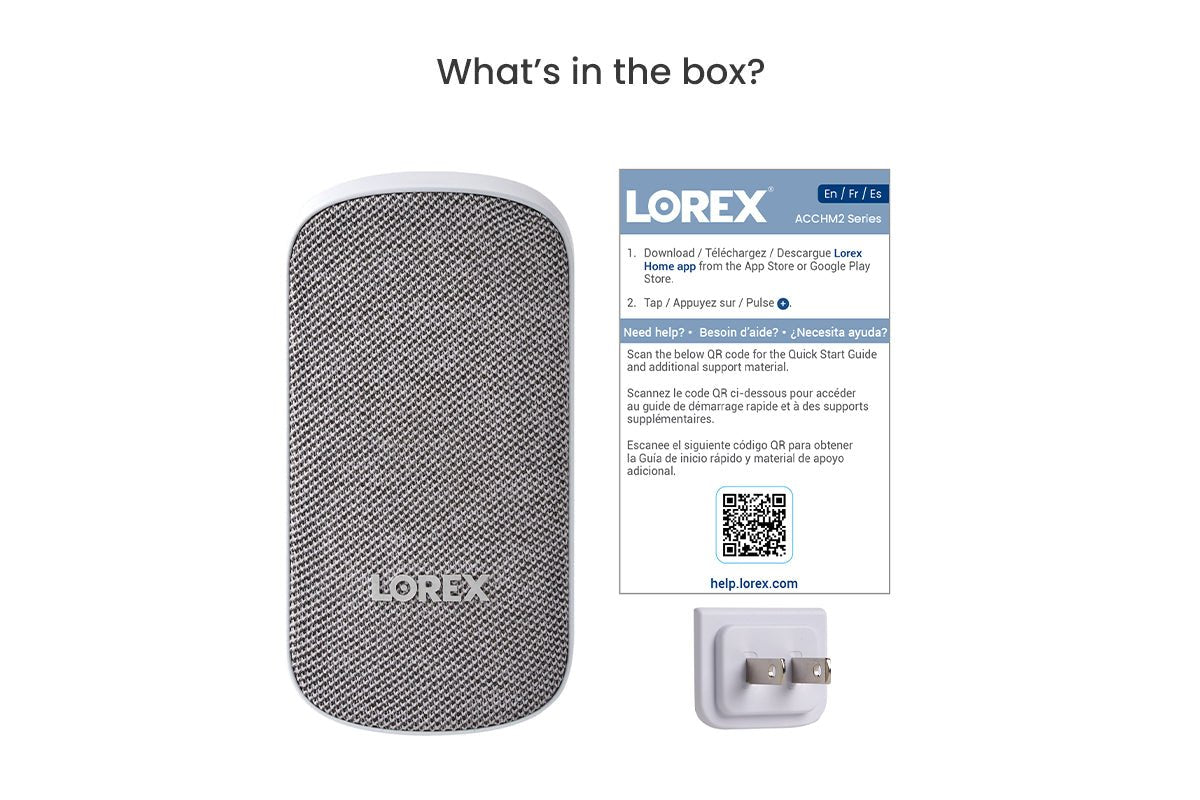 Lorex 1080p Wired Video Doorbell with Wi-Fi Chimebox