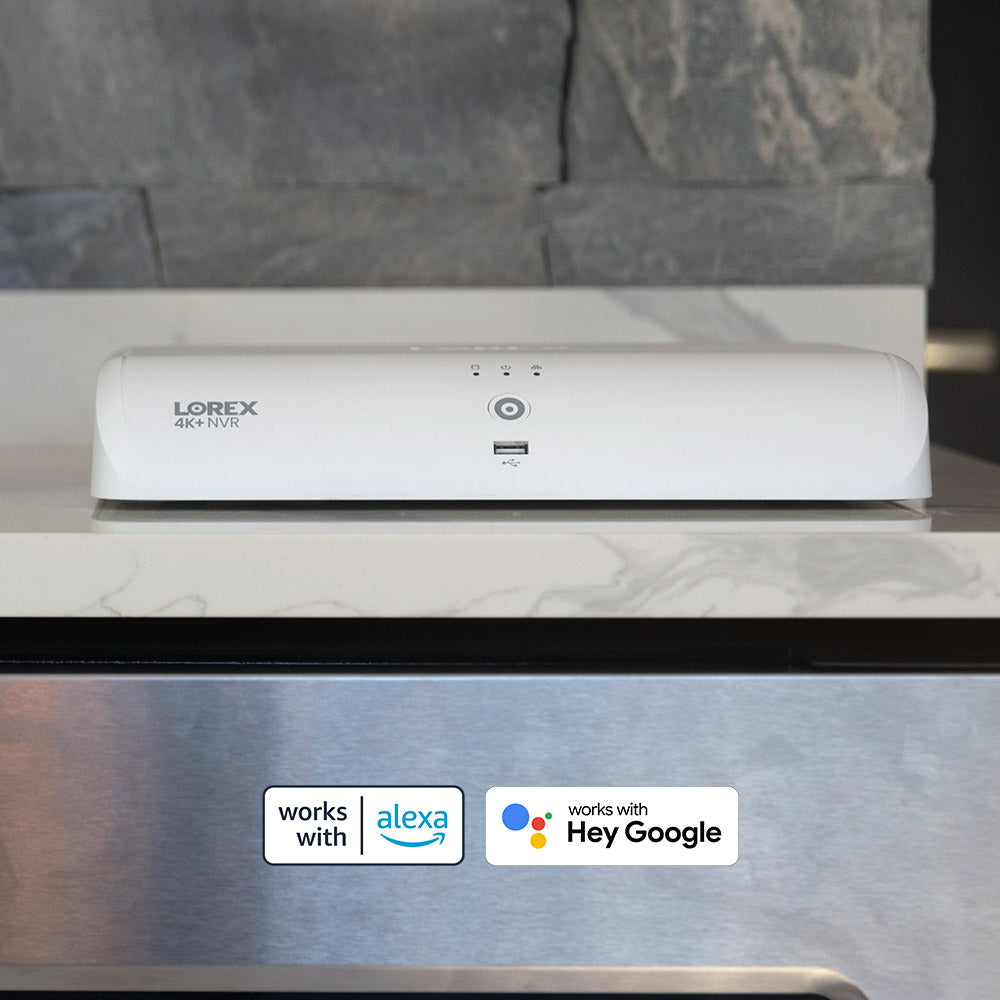 Lorex Fusion 4K+ Ultra HD 12MP 16 Camera Capable (8 Wired + 8 Fusion Wi-Fi ) 2TB Network Video Recorder - Open Box